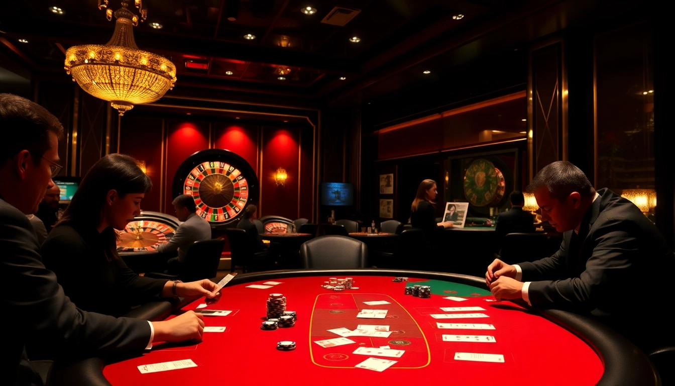 High-stakes excitement at the poker table, experience c54.gb.net's thrilling gambling atmosphere.